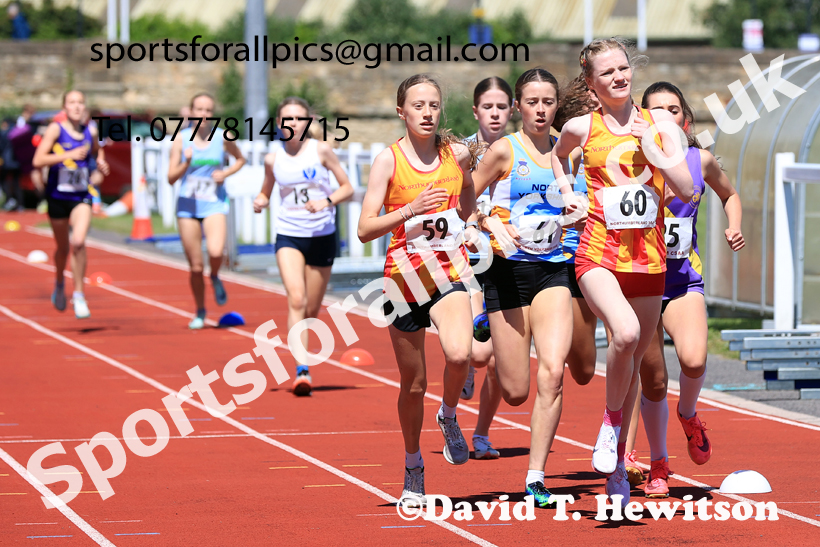 Middle Distance, 2026 Northern Schools Inter Counties, Wentworth, Hexham. Photo: David T. Hewitson/Sports for All Pics